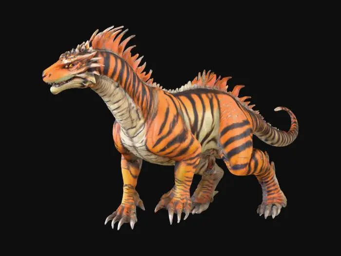 3D model for Tigeraptor
