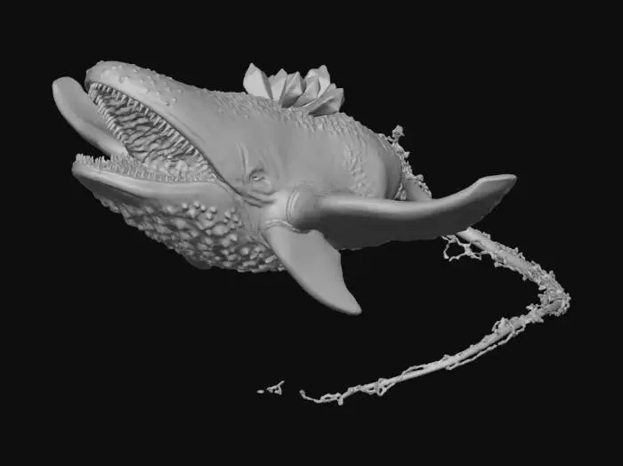 3D model for Blue Star whale stingray clingfish