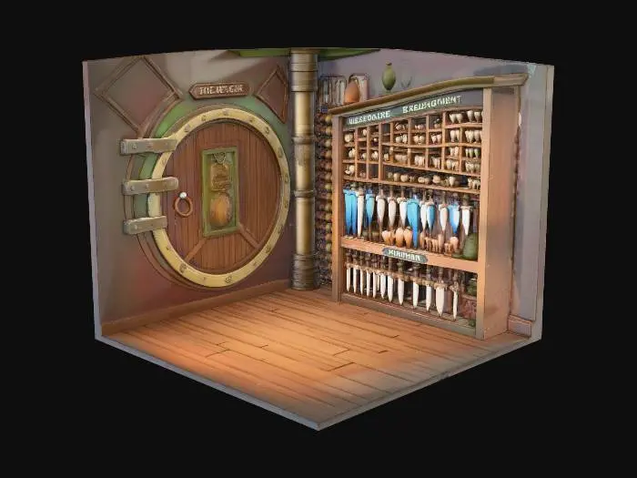 3D model for Potion Vault