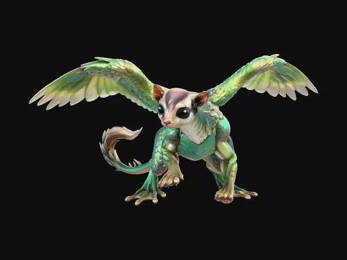 3D model for Sugar dragon