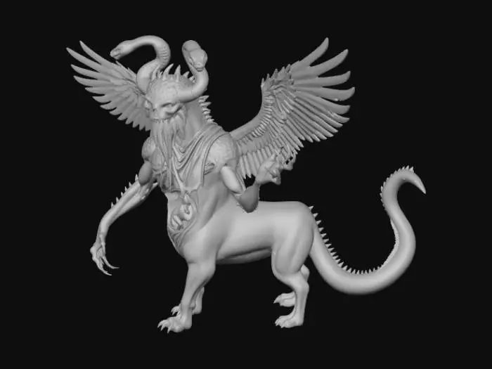 3D model for Mexico myth/mesh