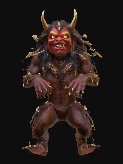 3D model for Sagittarius Yokai demon