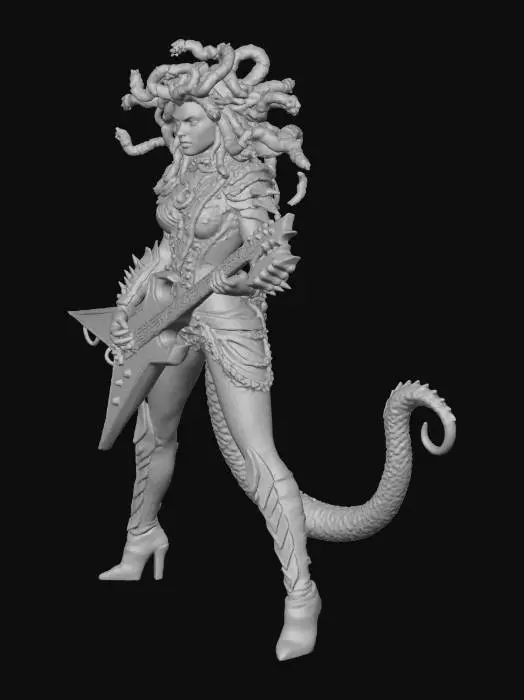 3D model for Medusa Rock Queen