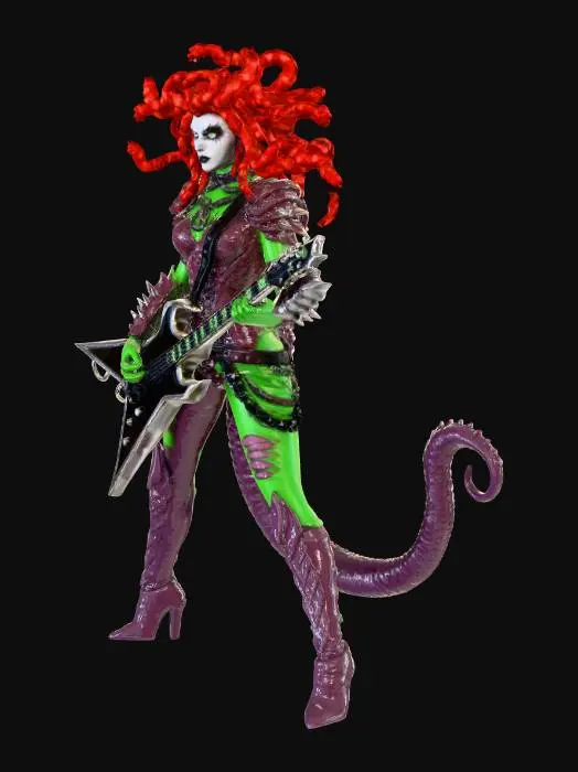 3D model for Medusa Rock Queen