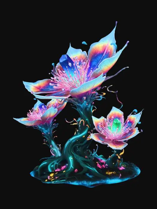 3D model for Blue star planet