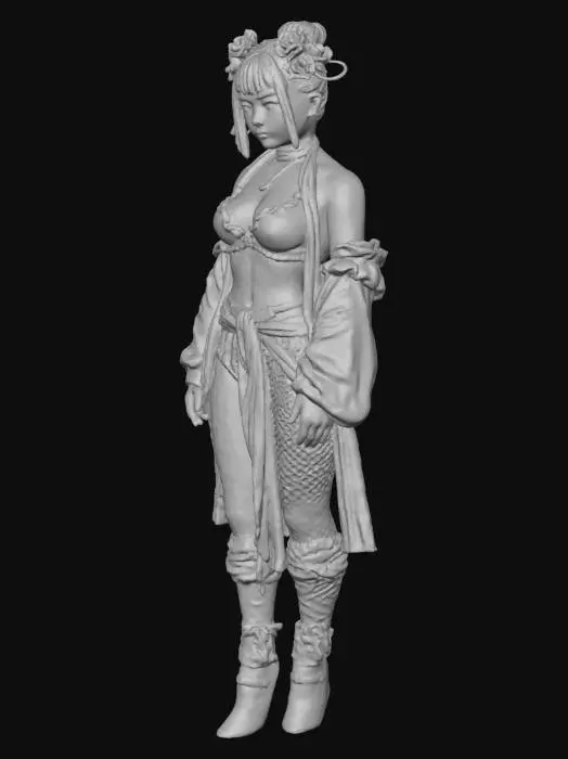 3D model for Create a Japanese oni female beta