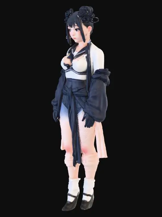 3D model for Create a Japanese oni female beta