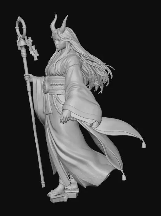 3D model for Enigmatic Sorceress