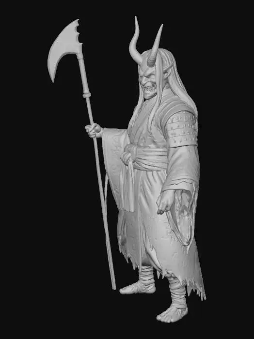 3D model for A female oni shouki