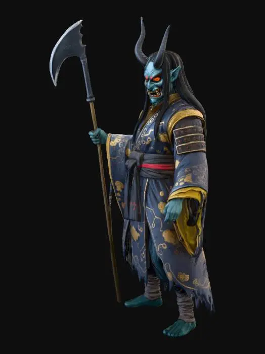 3D model for A female oni shouki