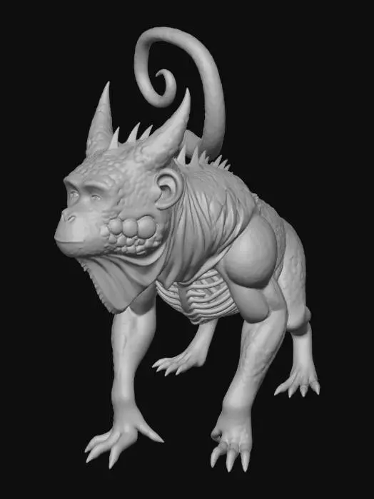 3D model for Yurei-Saru