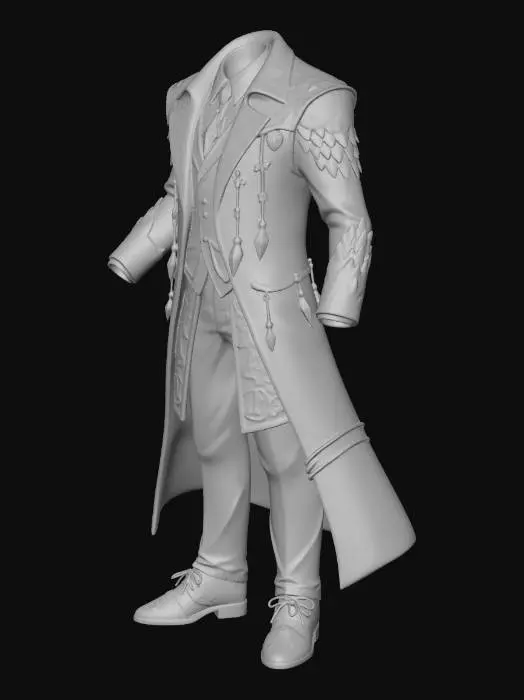 3D model for Crystal style suit