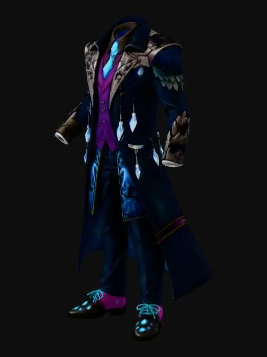 3D model for Crystal style suit