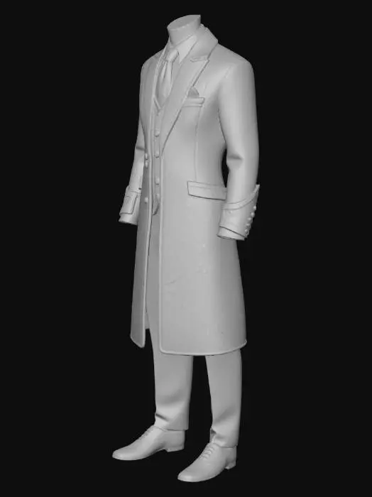 3D model for Regal Orange Ensemble