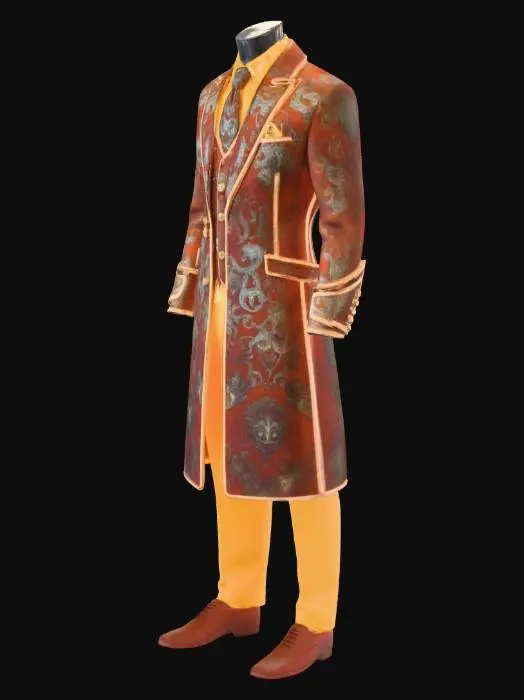 3D model for Regal Orange Ensemble