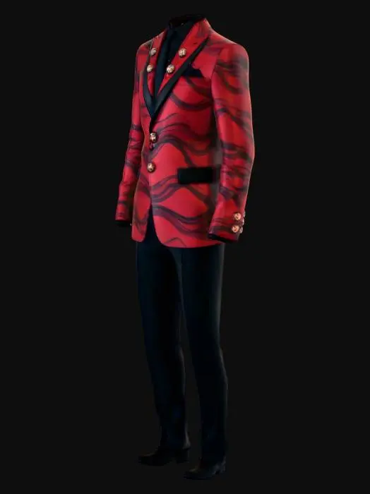 3D model for Crimson Elegance