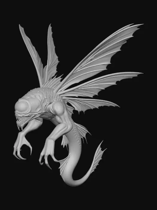 3D model for Luminous Abysscreature