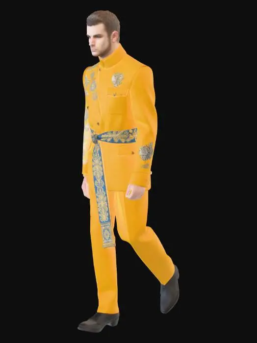 3D model for Golden Elegance