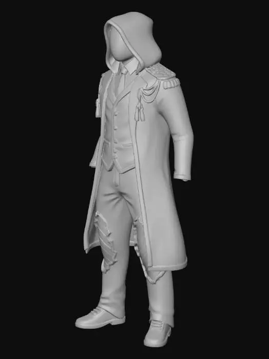 3D model for Emerald Blaze Attire