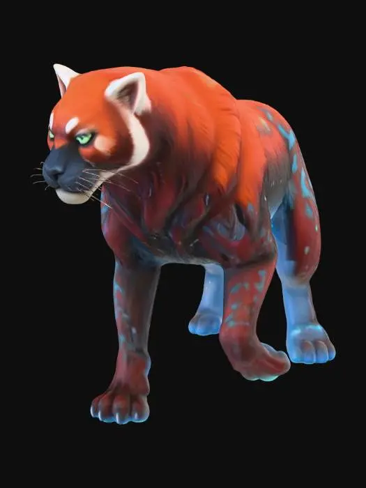 3D model for Mystic Red Panda