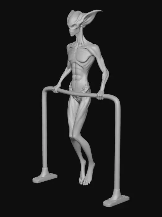 3D model for Alien Workout