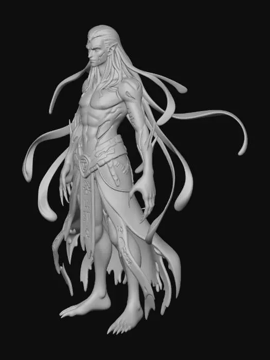 3D model for Ethereal Guardian