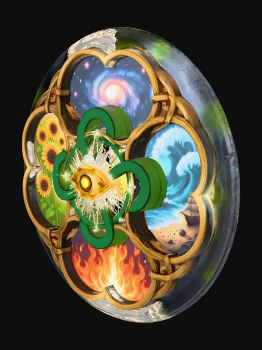 3D model for Cosmic Elements Mandala