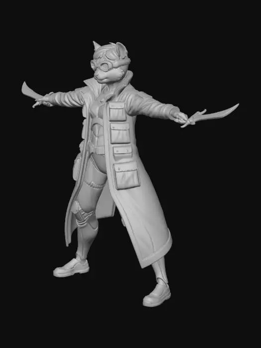 3D model for Mouse Warrior