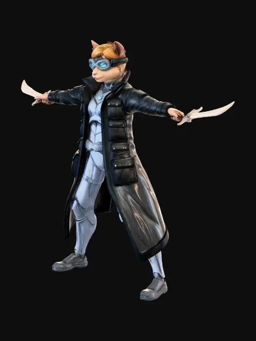 3D model for Mouse Warrior