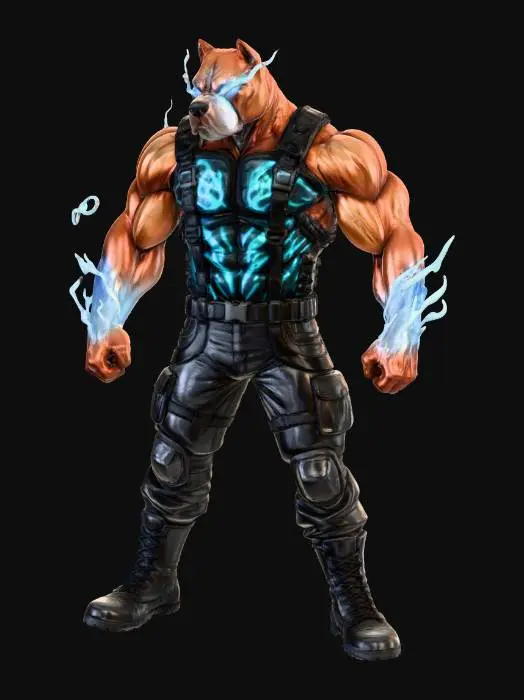 3D model for Powerhound Enforcer