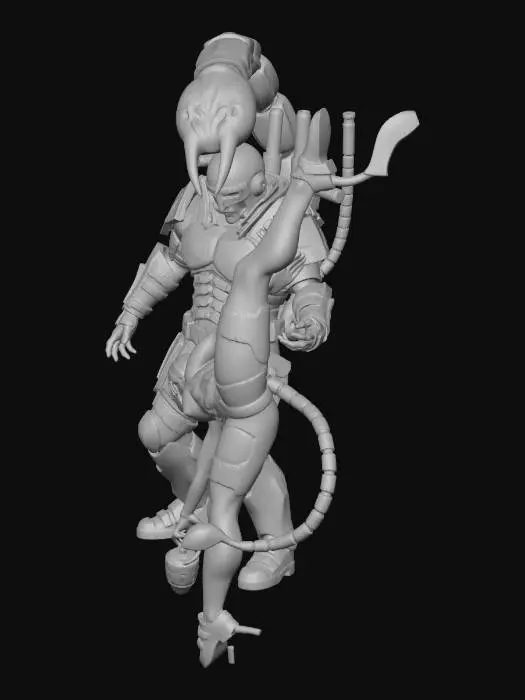 3D model for Scorpions dance