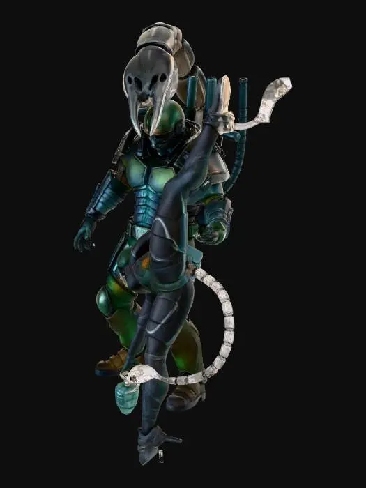 3D model for Scorpions dance