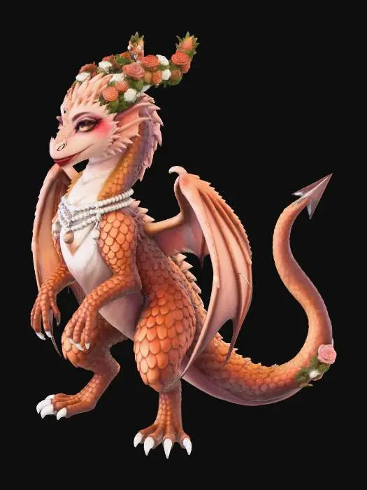 3D model for Valentine's dragon