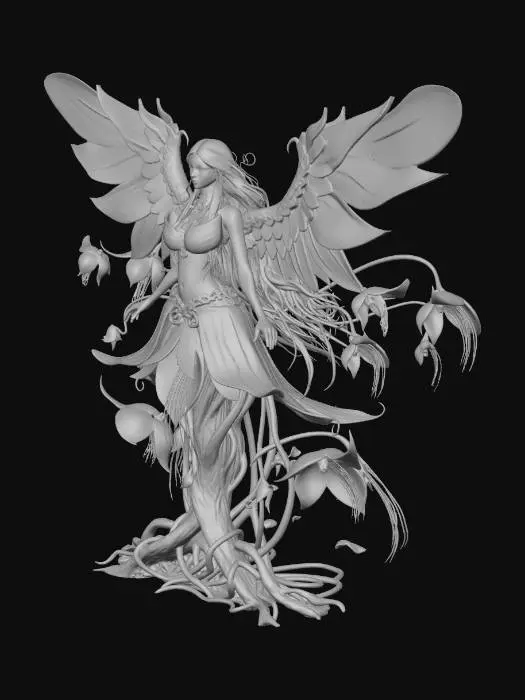 3D model for Devil flower