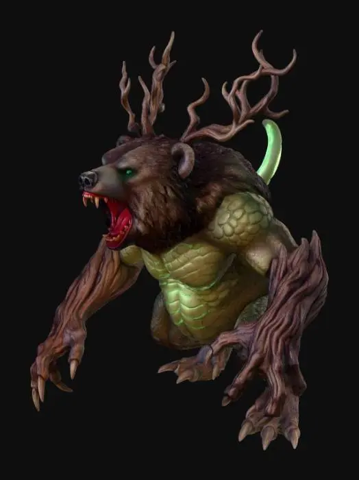 3D model for Australia myth/mesh 2