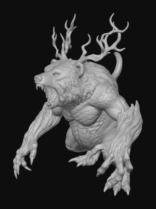 3D model for Australia myth/mesh 2