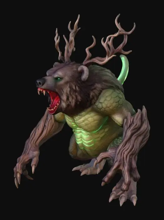 3D model for Australia myth/mesh 2