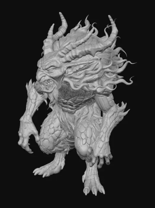 3D model for Mexico myth/mesh 2