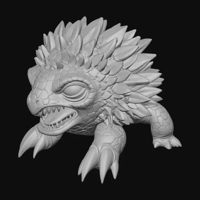 3D model for Spiky Charm
