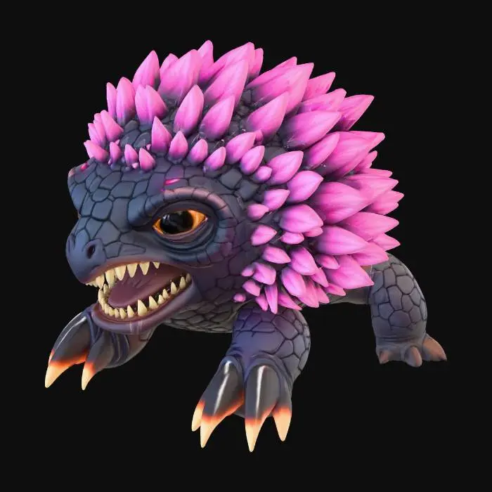 3D model for Spiky Charm