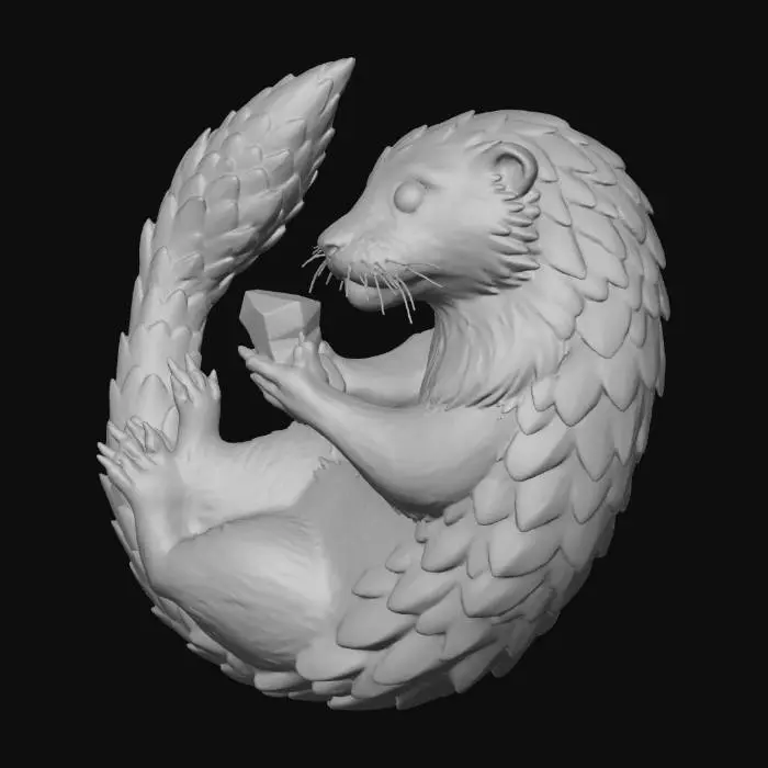 3D model for Blue Star otter