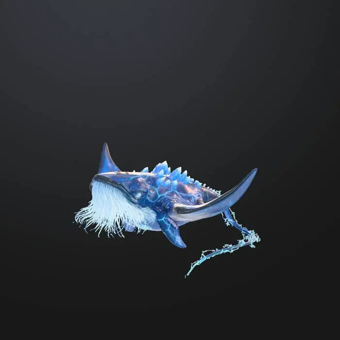 3D model for Bioluminescent Leviathan