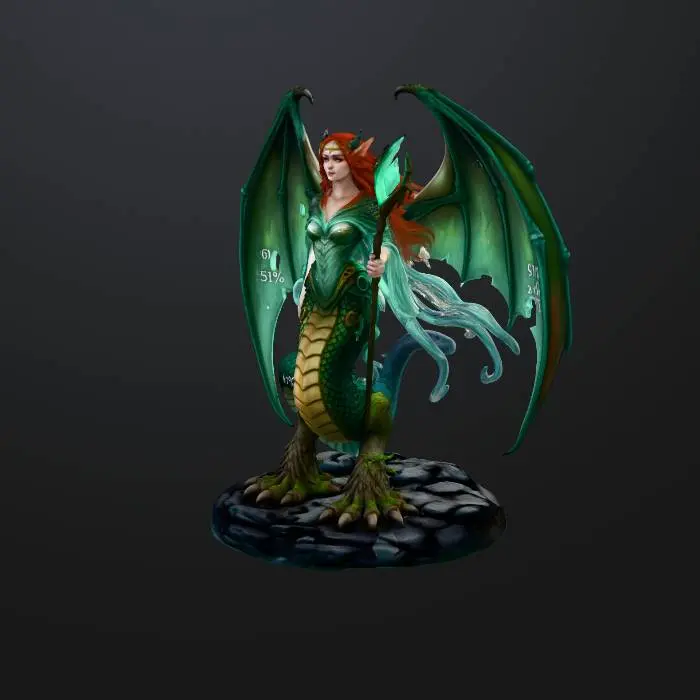 3D model for Ancestry DNA creature from my DNA