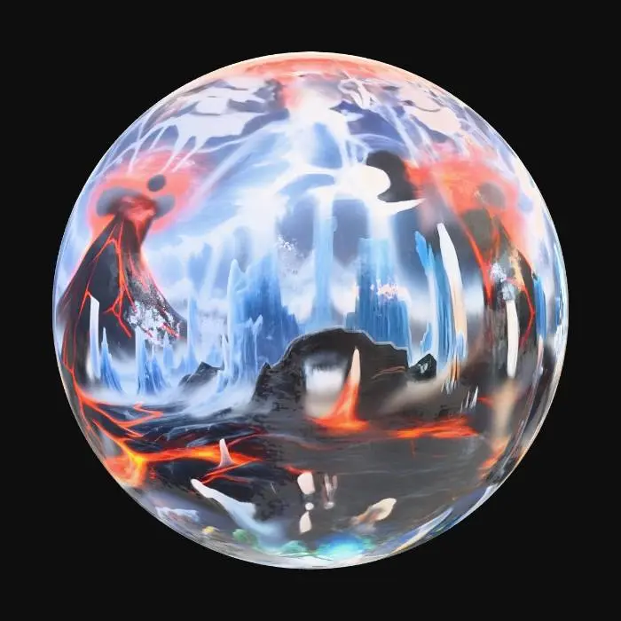 3D model for Crystal ball