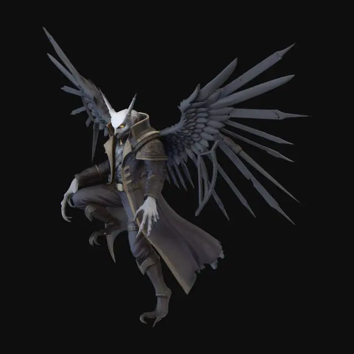 3D model for Guardian of the Skies