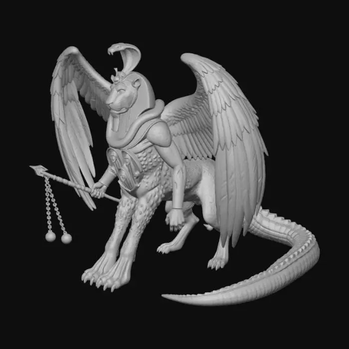 3D model for Egypt myth/mash