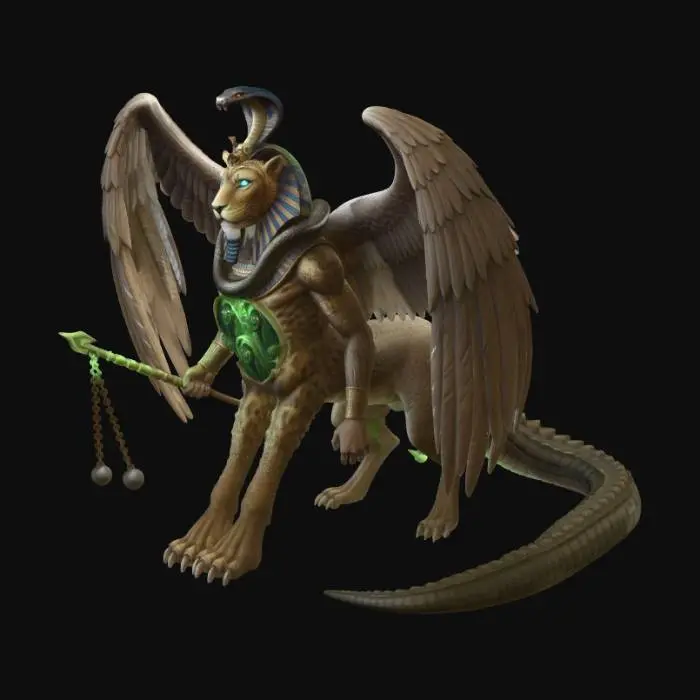 3D model for Egypt myth/mash