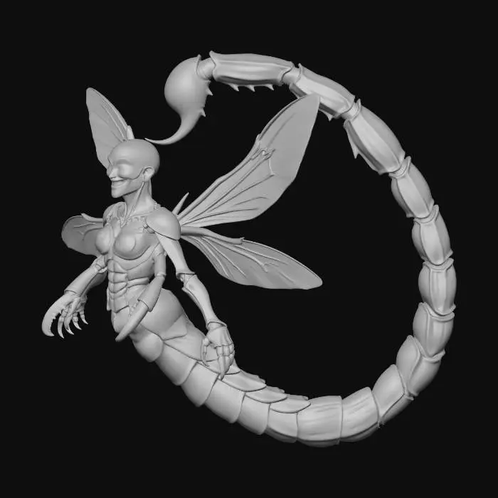 3D model for Scorpion dragonfly