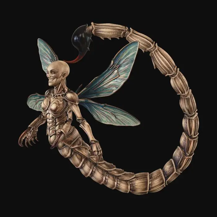3D model for Scorpion dragonfly