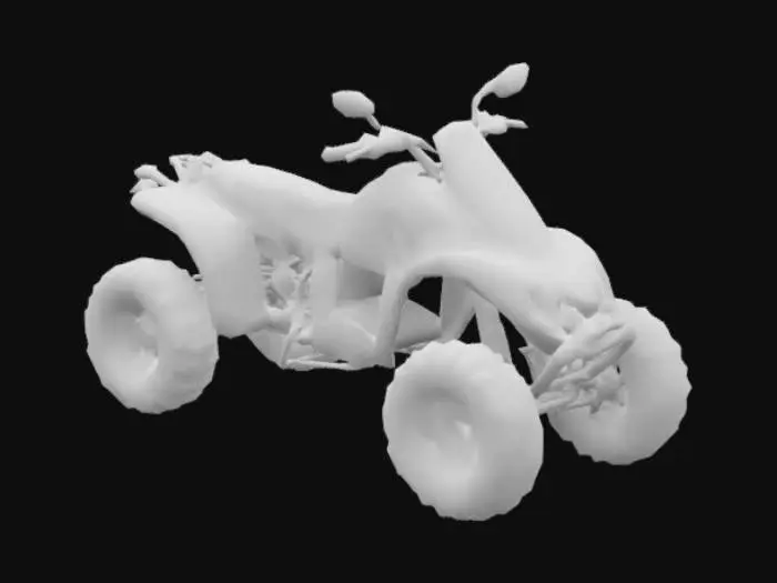 3D model for  SCP-1187 is a blue 2006 Kazuma 150cc All Terrain Vehicle.